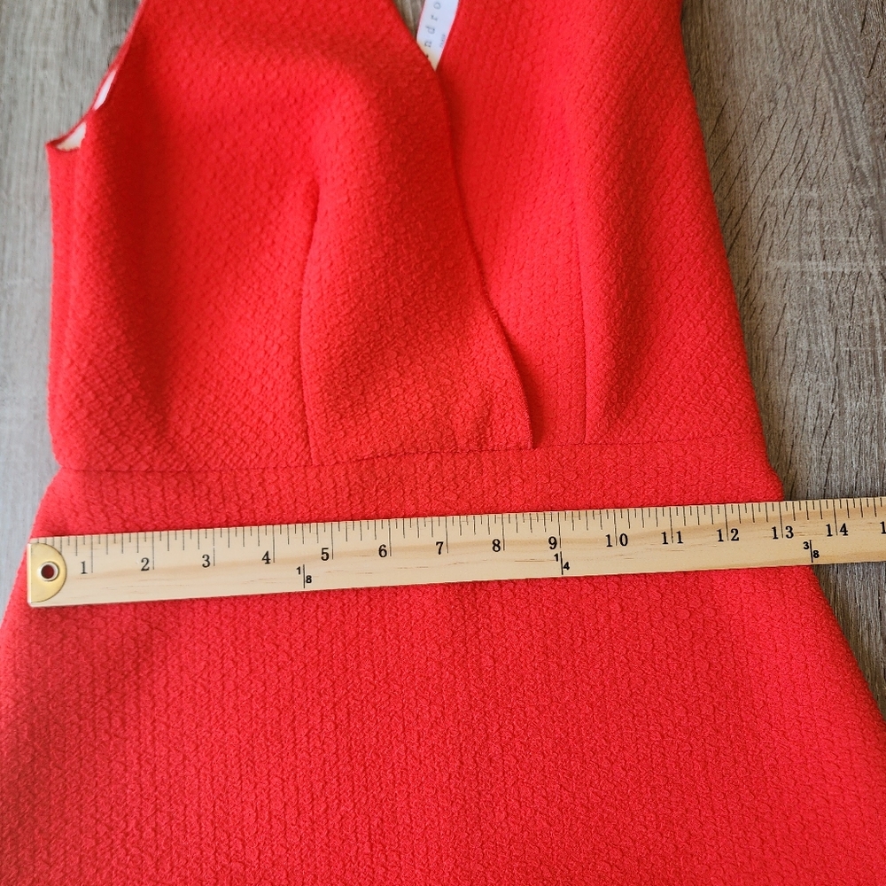 Sandro Red Cocktail Dress Size Small - Picture 16 of 16